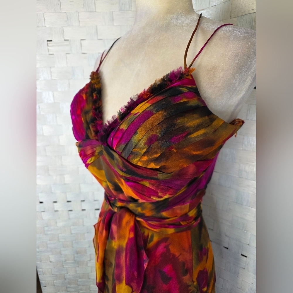 Vntg. CACHE Midi Sundress - Picture 2 of 11